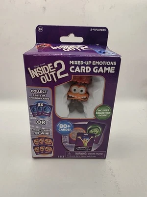 Disney Pixar Inside Out 2 Emociones Mezcladas Juego de Cartas con Figura Coleccionable NUEVO Foto 1 de 2
