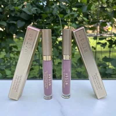 2 Lápiz labial líquido Stila Stay All Day en BACI 0,1 oz ea, nuevo en caja. Lote Auténtico Foto 1 de 3