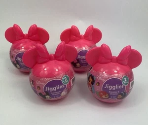 Disney Jigglies 2 Pack Stretchy and Squeezy Daisy, Minnie Princesses Lot Of 4 - Picture 1 of 3