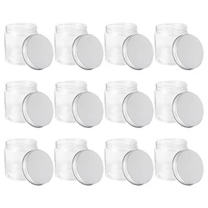 Juego de 12 tarros de albañil tarros de almacenamiento de cocina para bebés con tapas herméticos - Imagen 1 de 12