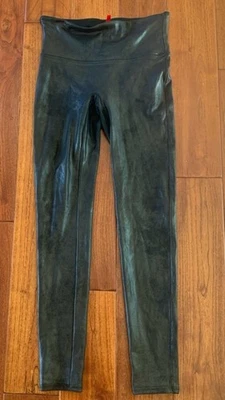 Leggings SPANX SPANXforma Cuero Vegano Negros Talla Mediana Largo Completo Foto 1 de 4
