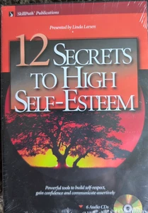 12 Secrets To High Self-Esteem by Linda Larsen 7 Discs CD Audio Book Self-Help - Picture 1 of 2