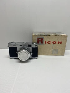 Ricoh 500 Rangefinder Riken Vintage 1959 35mm Film Camera Boxed Hanimex L Meter - Picture 1 of 18