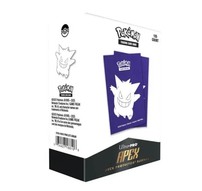 NEW Ultra Pro Elite Series Pokemon TCG Gengar 105ct Apex Deck Protector Sleeves - Image 1 of 3