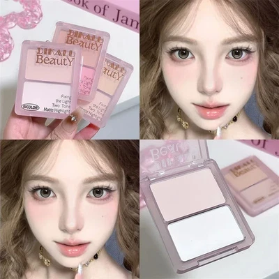 Mehrzweck Gesichtskonturpalette Highlighter Bronzer Puder Make-up - Bild 1 von 4