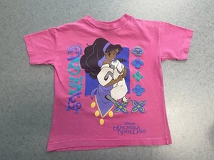 Camiseta Rosa Vintage Disney Esmeralda Del Jorobado de Notre Dame — Juventud 7/8 - Imagen 1 de 11