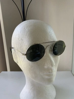 Gafas de sol polarizadas Zara redondas plateadas Steampunk Signature Foto 1 de 4