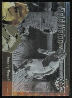 2021 Panini Mosaic Field Vision #8 Johnny Bench - Image 1 of 2