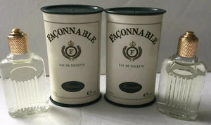 Faconnable Men's 2 x 0.15oz Eau de Toilette Splash (Mini) New In Box (RARE) - Picture 1 of 2