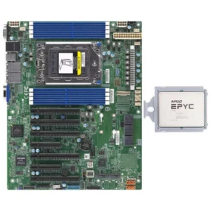 Supermicro H12SSL-i Motherboard With AMD EPYC 7C13 2.0GHZ 64Cores =EPYC 7713 CPU - Bild 1 von 4