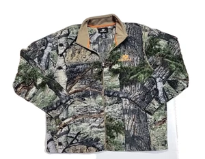 Vintage Mossy Oak Mossy Oak Camo Fleece 3D Camo Hunting Jacket Men XL - Picture 1 of 12