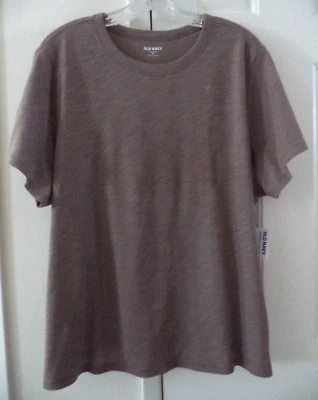 Camiseta Old Navy Coffee Latte Macia Marrom Escuro Taupe Algodão Colher 26 28 30 4XL 4X - Imagem 1 de 4