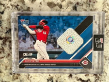 2023 TOPPS NOW MLB CALL-UP RELIC CARD 1/49 REDS ELLY DE LA CRUZ 400B 1st HR