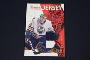 Tommy Salo 2001-02 BAP Between The Pipes Game Used Jersey Relic Memorabilia