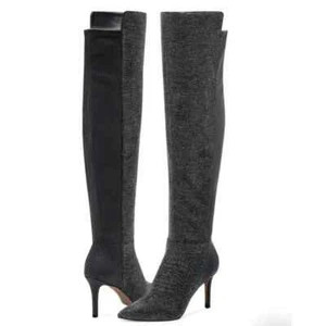 Women's Jessica Simpson Amriena Over the Knee Metallic Glitter Night Out Boots - Picture 1 of 6