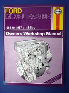Haynes Owners Workshop Manual Ford Diesel Engine 1984 -87 1.6 (1712) - Picture 1 of 1
