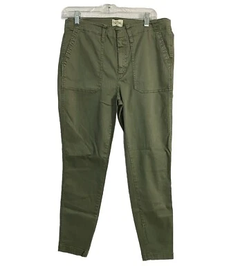 J. CREW GREEN Pants G9856 Khaki Size 31 Women's 31 x 27 Slash Pockets Trousers - Image 1 of 4
