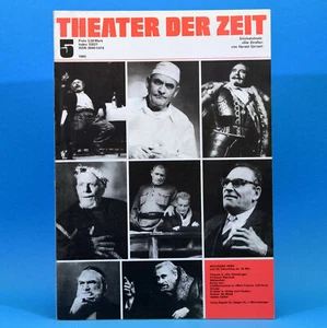 DDR Theater der Zeit 5 1980 palcoscenico film musica (con indice) - Foto 1 di 2