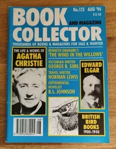 MAGAZINE - Book And Magazine Collector #125 Aug 1994 Agatha Christie Bird Books - Picture 1 of 1
