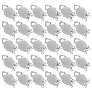 100 Pcs Ear Jewelry Making Materials Clip Accessories Clip-on Earring Findings - Picture 1 of 12