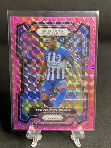 2023-24 Panini Prizm English Premier League Pink Pervis Estupinan #96 Brighton - Picture 1 of 2