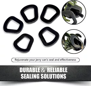 5 PCS Jerry Can Gaskets, 20 Liter Automobile Oil Drum Sealing Gasket, NATO Jerry - Picture 1 of 7