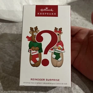 Hallmark 2024 Ornament Reindeer Surprise Mystery Ornament NEW Unopened - Picture 1 of 4