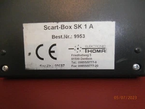 Scart Umschaltbox SK 1 A , 3 Eingänge , 1 Ausgang  - Bild 1 von 3