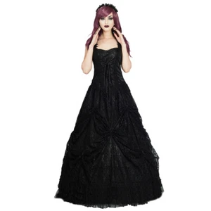 Vestido siniestro Gothic Nightfall - Imagen 1 de 2