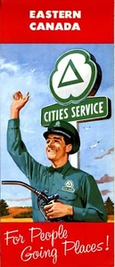 1959 Cities Service Road Map: Eastern Canada NOS - Picture 1 of 1