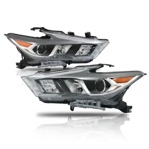For Nissan Maxima 2016-2018 Headlights LED Clear Lens Left+Right Side Chrome - Bild 1 von 14