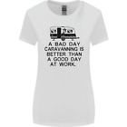 Un Mal Día Caravaning Caravana Divertido Mujer Ancho Cortar Camiseta