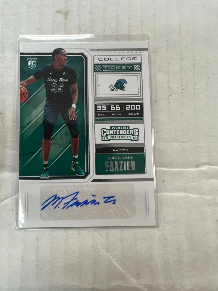 Melvin Frazier 2018-19 Panini Contenders Draft Picks Rookie Auto #88 NrMt - Image 1 of 1