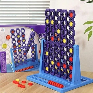 Educational Toy Chess Puzzle Board Game Line Up 4 Classic Family Children Toys - Picture 1 of 6