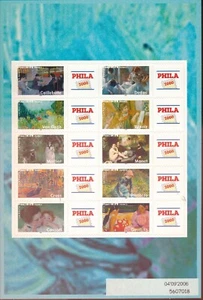 Briefmarke Frankreich personalisiert F3866B ** selbstklebend Maler PHILA 2000 Ref. FJK 119 - Bild 1 von 1
