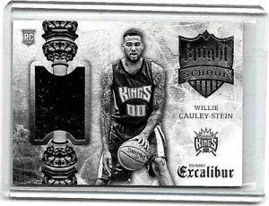 CAMISETA WILLIE CAULEY-STEIN 2015-16 PANINI KNIGHT USADA EN LA ESCUELA ~ NOVATO - Imagen 1 de 1