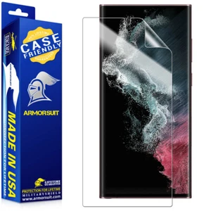 ArmorSuit MilitaryShield [2Pack] Samsung Galaxy S22 Ultra 5G HD Screen Protector - Picture 1 of 10