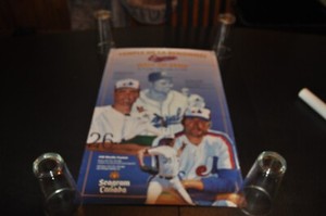 Montreal expos baseball club colour poster mlb hall of fame 1995 woody fryman +