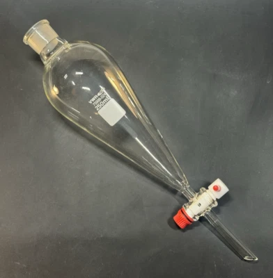 VWR 250ml Separatory Funnel, Squibb, Without Stopper, Borosilicate Glass - Image 1 of 3