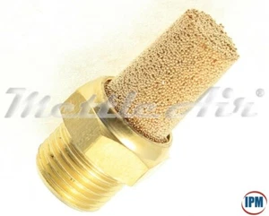 FACTORY NEW! 1" NPT MettleAir Sintered Bronze Cone Exhaust Muffler BSL-N08 - Picture 1 of 3