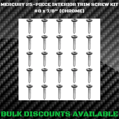 1978+ Mercury Zephyr Interior Panel Dash Bezel Pillar Molding Trim CHROME OEM  - Image 1 of 3