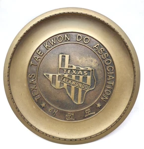 Texas Taekwondo Association brass plaque - Picture 1 of 3