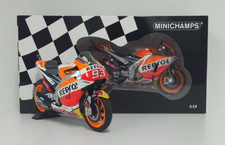 MINICHAMPS 1/12 MODELLINO MINIATURA MOTOGP HONDA REPSOL HRC MARQUEZ 2018 DIECAST