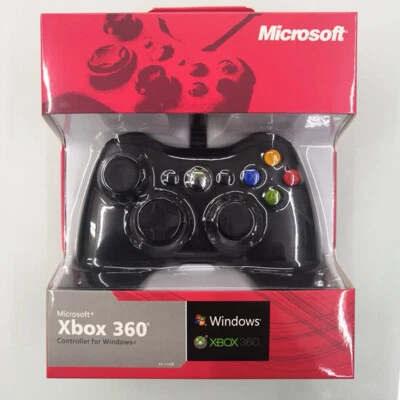 Controlador Joystick con Cable USB Gamepad para Microsoft Xbox 360 PC Windows 11/10/8 Foto 1 de 4
