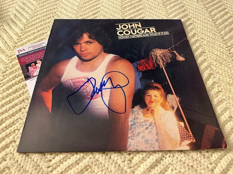 John Mellencamp SIGNED Nothin Matters & Vinyl Record ALBUM JSA Authenticated COA Cover
