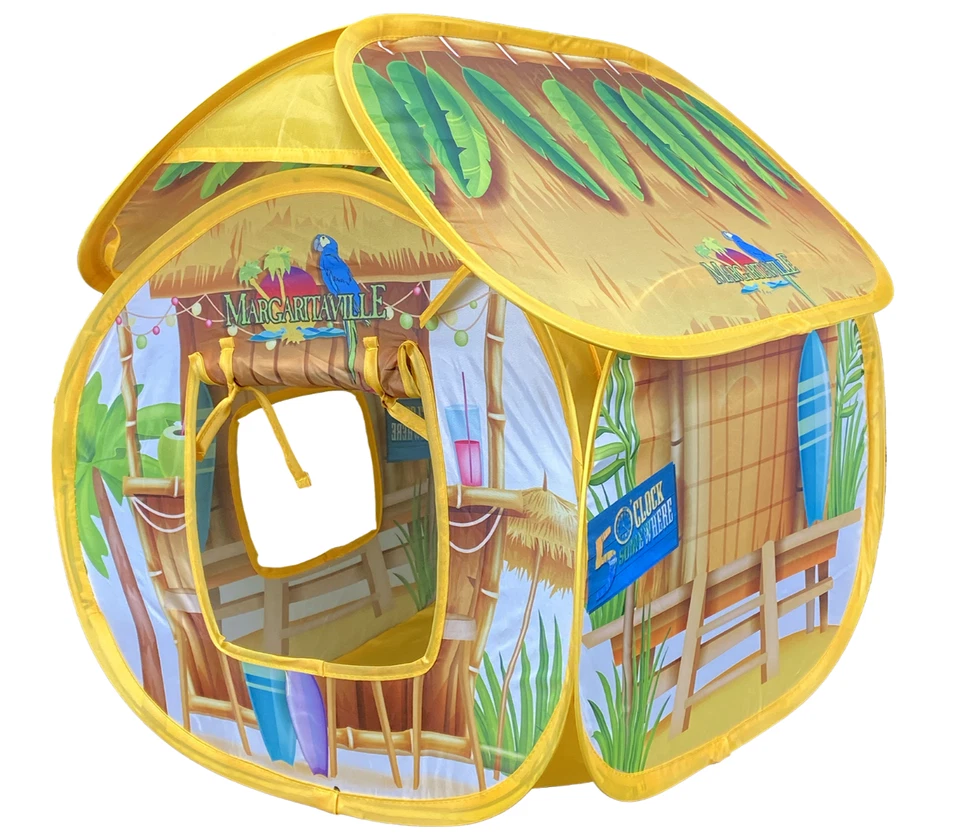 Multipet Margaritaville Tiki Tent Cat Toy, 16 Inch - Image 1 of 1