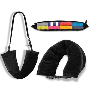 Travel Neck Pillow Stuffable with Clothes,Stuffable Neck Pillow for Traveling... - Picture 1 of 6