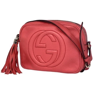 GUCCI Soho Tassel Fringe Shoulder Bag 308364 #BS2312 - Picture 1 of 7