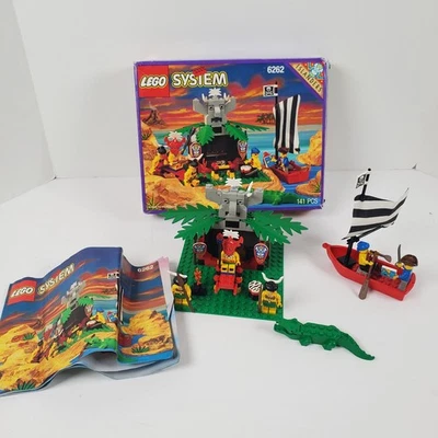 LEGO 6262 Пираты Островитяне ТРОН КОРОЛЯ КАХУКИ 99% полный с инструкциями - Изображение 1 из 4