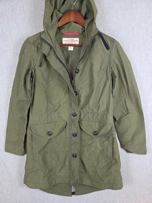 FILSON Field Parka XS Waxed Cotton Utility Canvas Coat Jacket Hooded Olive USA - Image 1 of 4
